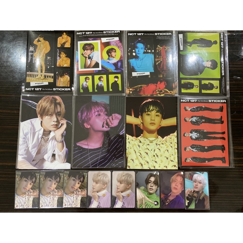 NCT 127 - Sticker Album Photocard PC Sticky Seoul City PB Taeyong Mark Yuta Haechan Jaehyun Jungwoo