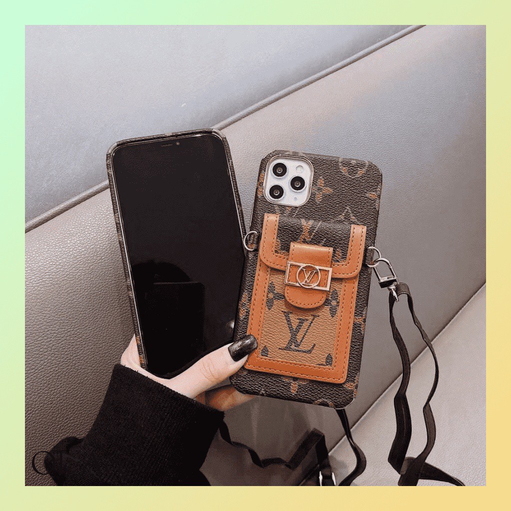 BARU Case mewah tali Iphone 6 6S 7 8 7+ 8+ X Xr Xs Max 11 Pro 12 Mini Max 13 14 14+ Plus 14Plus FH02