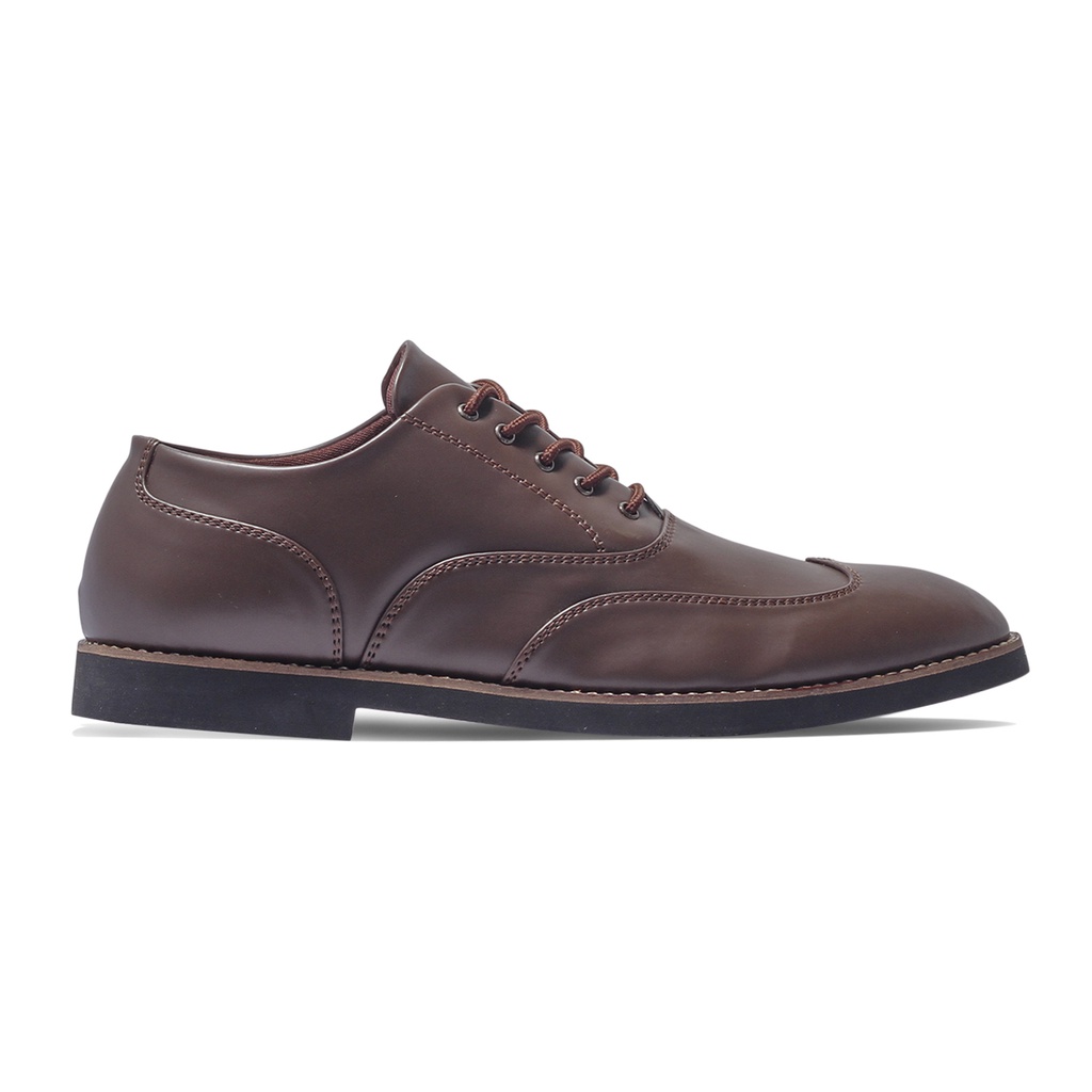 LINGARD BROWN |ManNeedMe x Lvnatica| Sepatu Pantofel Pria Formal Oxford Shoes ORIGINAL