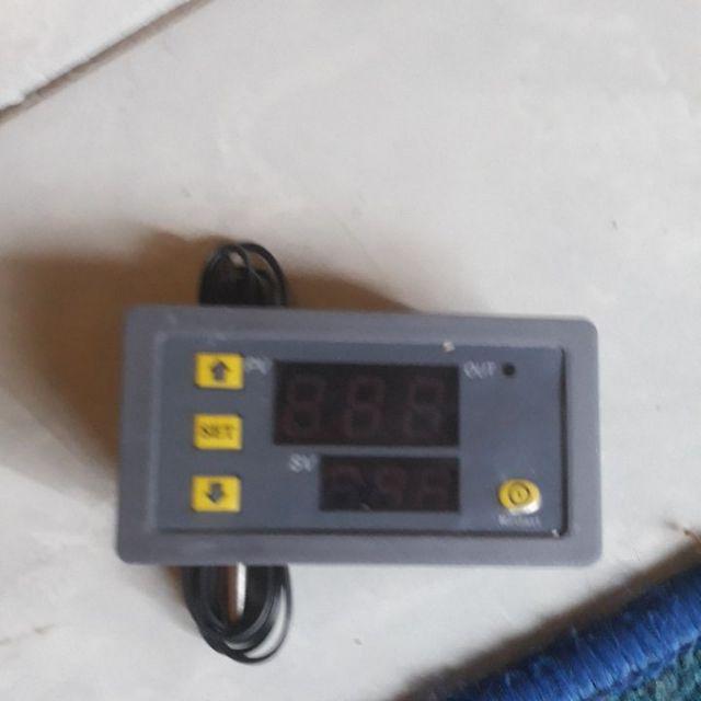 Thermostat Pengontrol Temperatur Digital Lcd W3230 Dc 12v / 24v 20a Ac 110v-220v 10a Dengan Probe