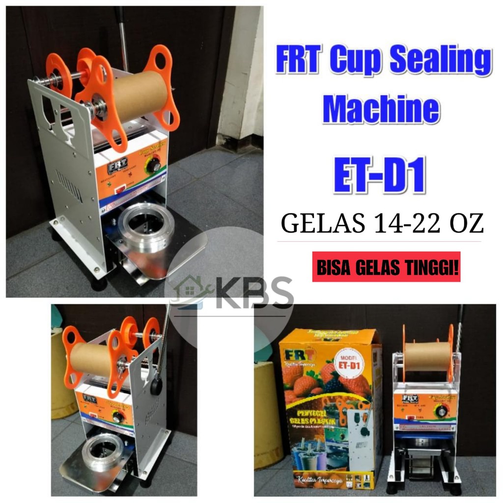 Mesin Press Gelas Minuman 22 Oz FRT - Cup Sealer Manual JUMBO CUP 14-22 oz