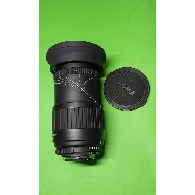 Lensa tele sigma 28-200mm untuk kamera analog nikon