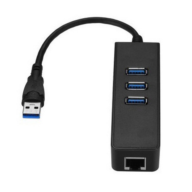 USB HUB 3.0 3port with Ethernet LAN Gigabit