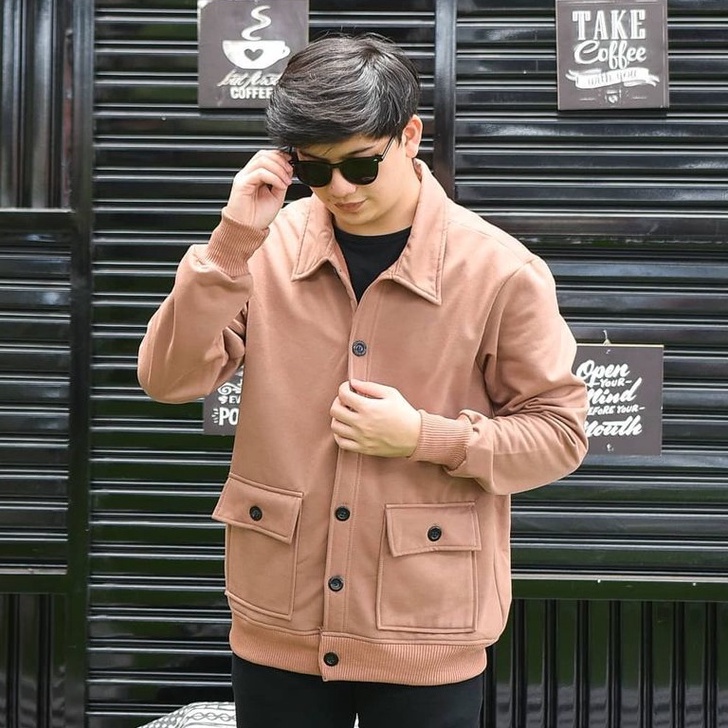 RAIHAN OUTHER PRIA JAS BLAZER PRIA Outer Pria / Wanita Jaket Semi Parka Fleece Raihan Sempar Fleece 