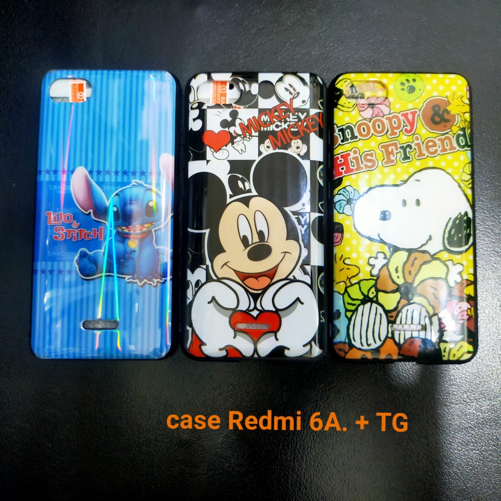 case kartun + TG Xiaomi Redmi 6 A