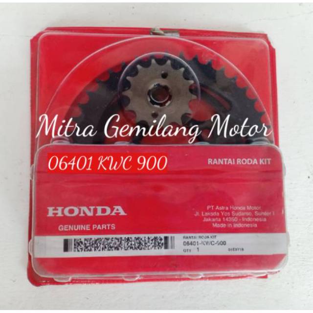 GEAR SET HONDA CS1 ASLI AHM