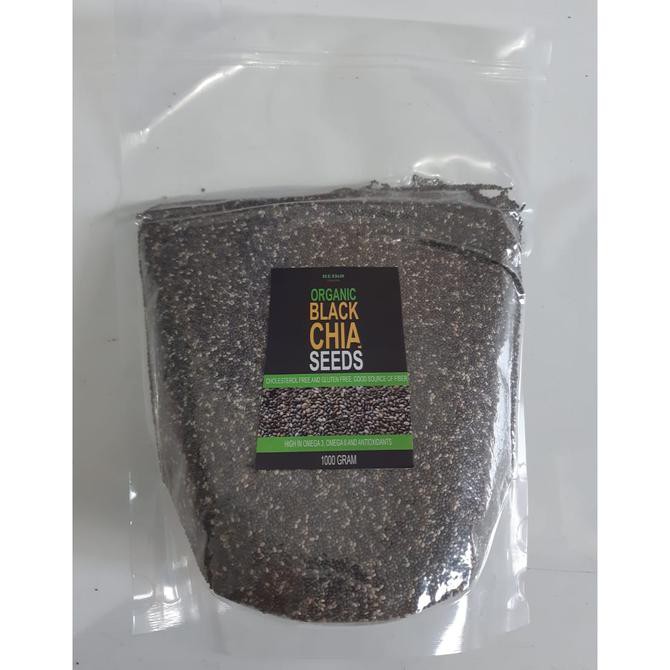 

MURAH PROMO Organic Black Chia Seed (Seeds) 1Kg / 1000gram Grosir Murah Original