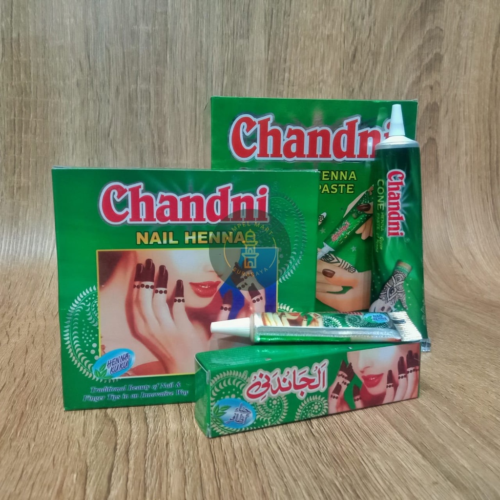 Pacar Kuku Chandini Chandni Nail Henna Cone Henna Hena Kuku Asli Arab