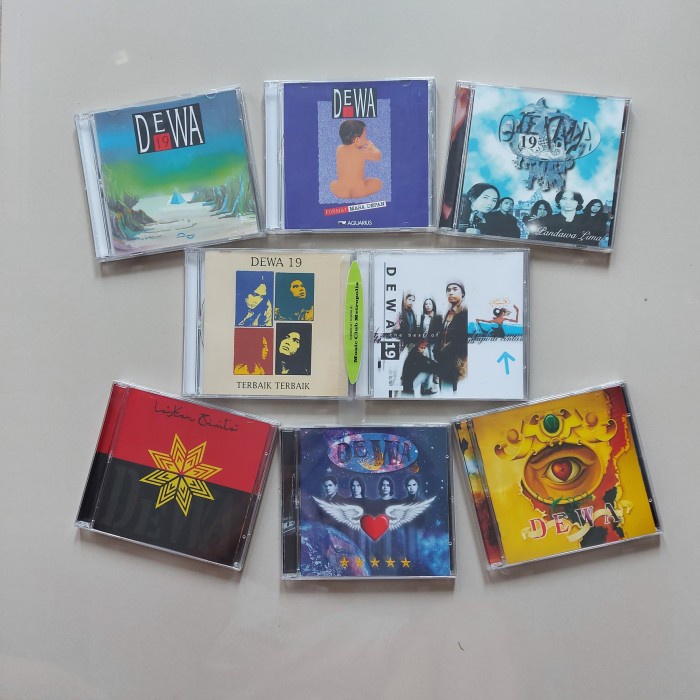 {AudioStore} CD DEWA 19 - PAKET 8 ALBUM AQUARIUS Murah