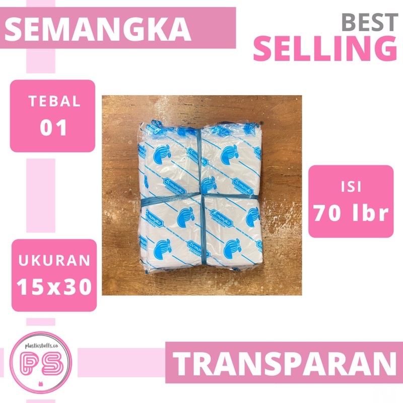 Kresek Kecil Bening, Kresek Bening, Tas Kresek 15, Kresek Transparan, Kantong Plastik Transparan 15,