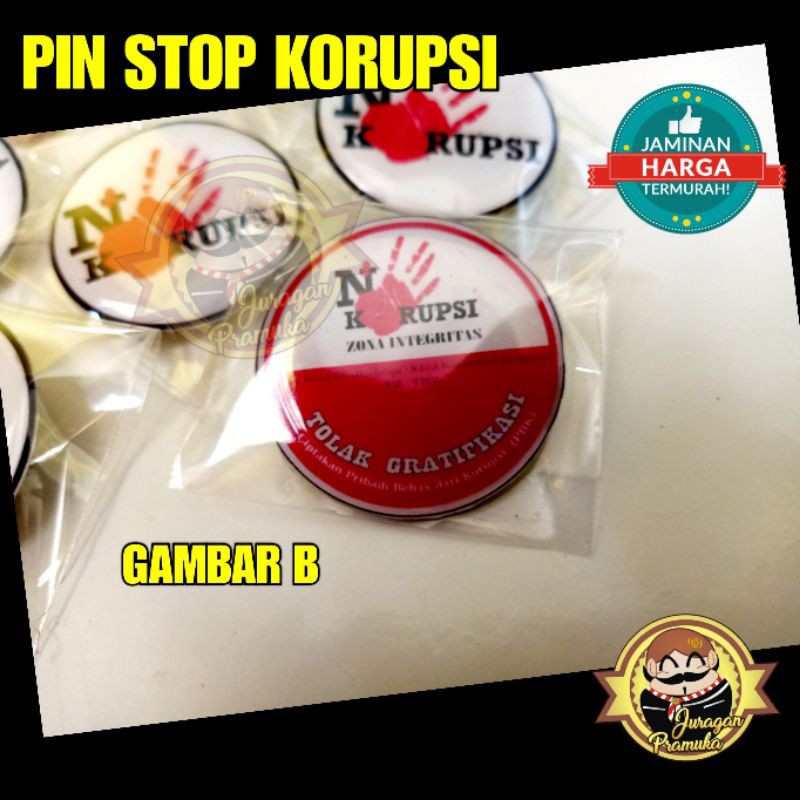 PIN STOP KORUPSI