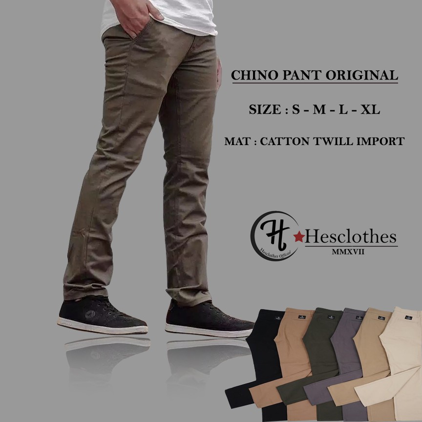 Celana Cardinal Cotton Casual Model Officer Original Size 28-34