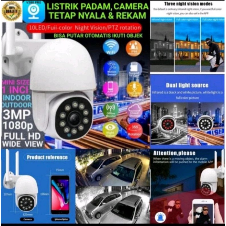 IP Camera Outdoor 1080P PTZ 8MP Speed Dome Wireless