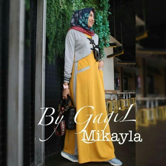 Baju Gamis Terbaru / Mikayla Dress / Baju Muslim Wanita /Gamis Murah