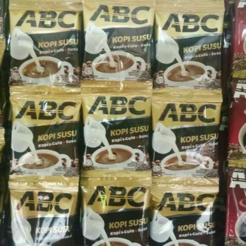 

Kopi abc susu gula minuman manis serbuk instan renceng