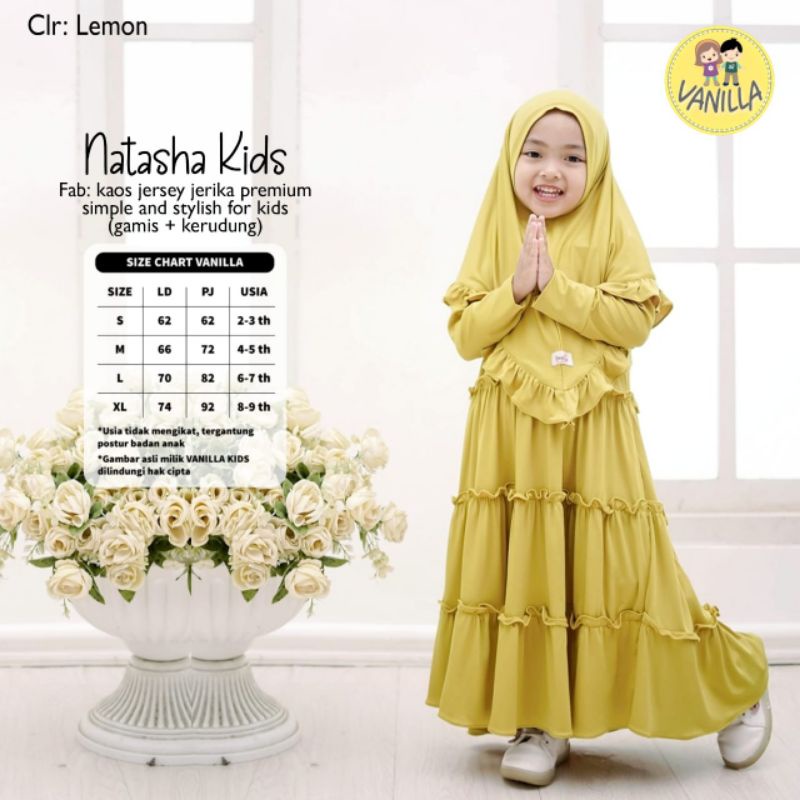 Natasha Kids Gamis+hijab
