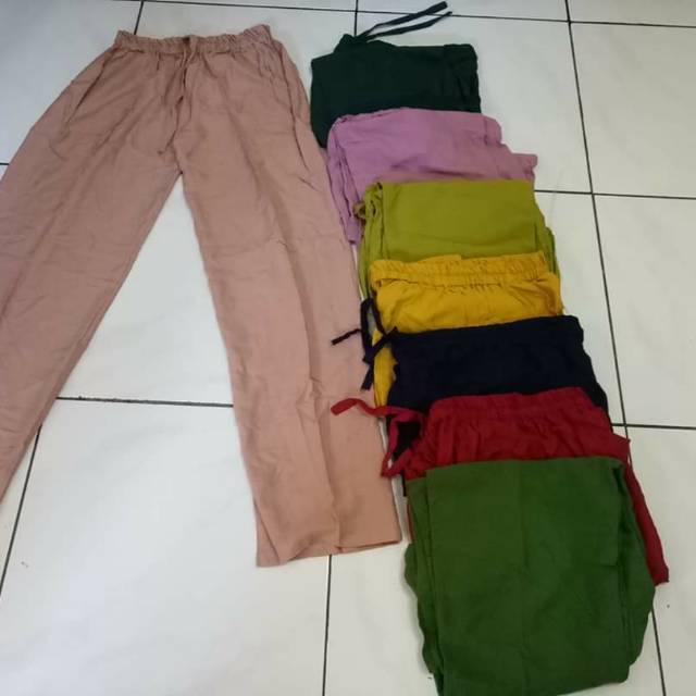Celana panjang polos
