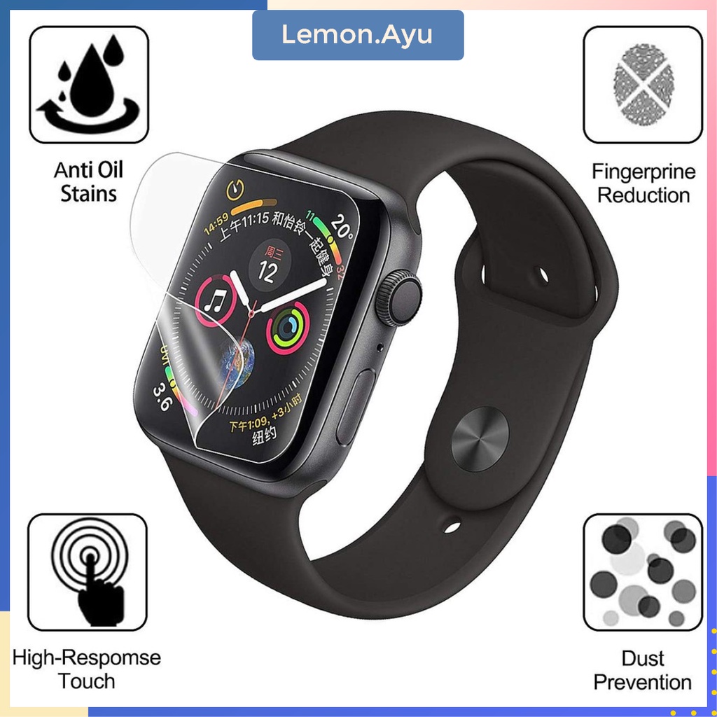 Anti Gores Screen Full Cover Soft Protector Hydrogel Film for Apple Watch 7 41mm 45mm iWatch S1~S6