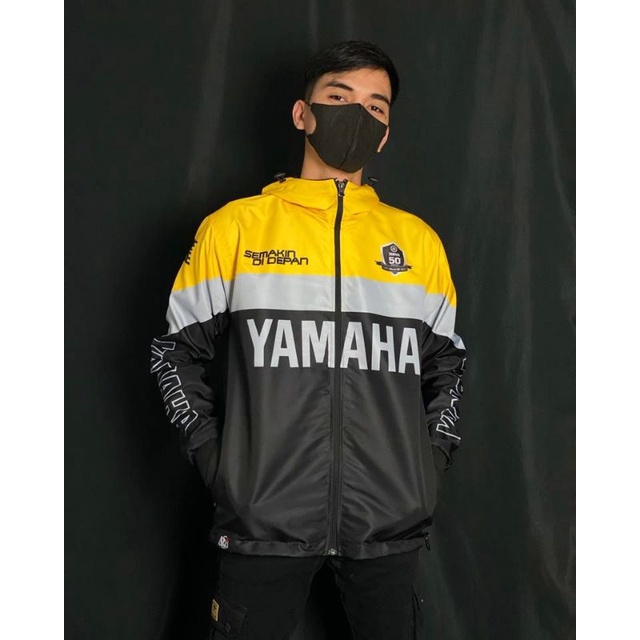 ✅[WATERPROOF] JAKET VINTAGE YAMAHA RACING ADDICT HOODIE SUNMORI