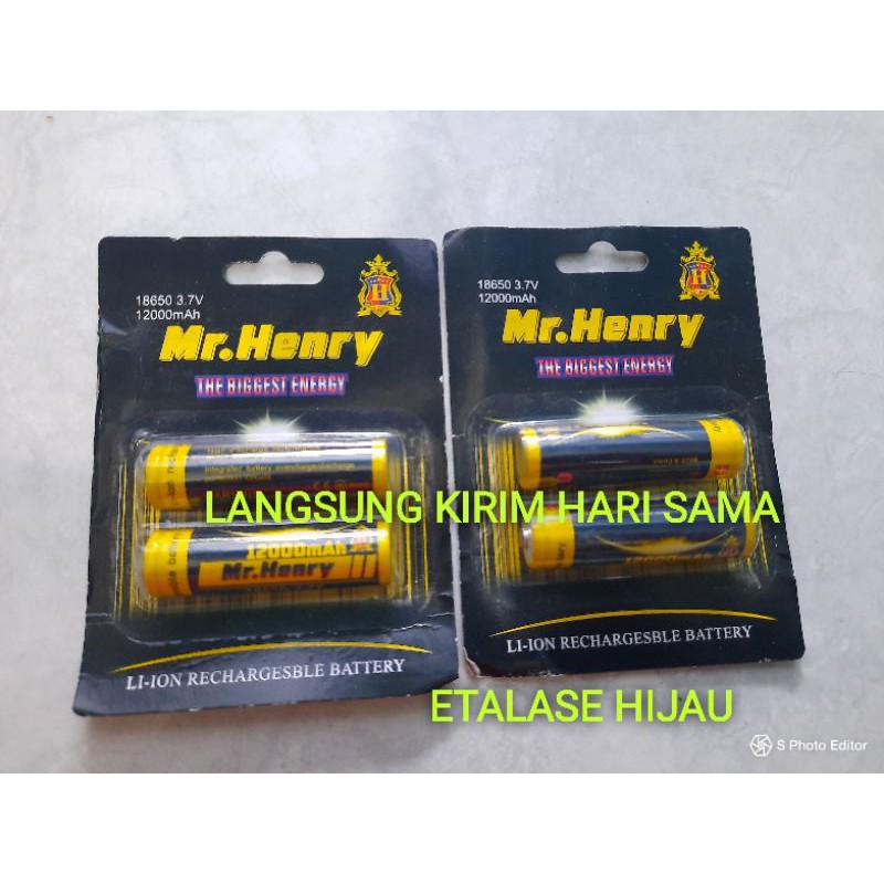 Baterai Mr Henry Original Blister Rechargeable