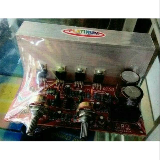 KIT POWER AMPLI MINI COMPO TDA2030/TDA2050 HOME THEATHER 2.1 DMS-525