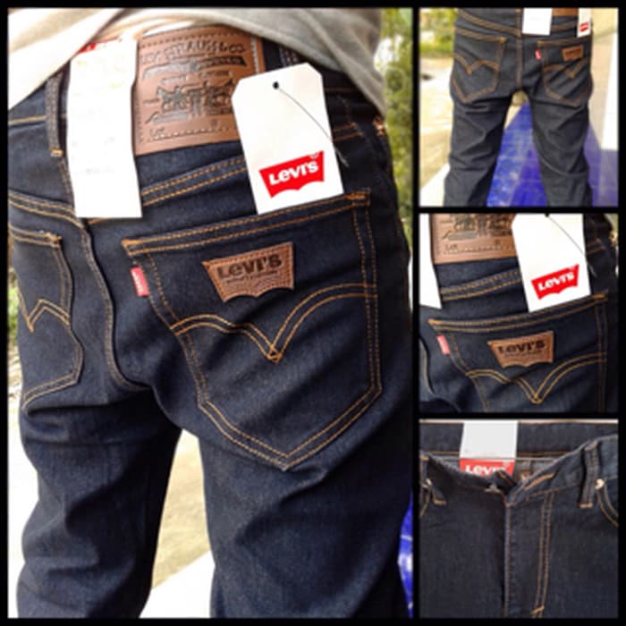 Celana Denim Jeans Panjang Basic Pria Model Standar Premium Quality