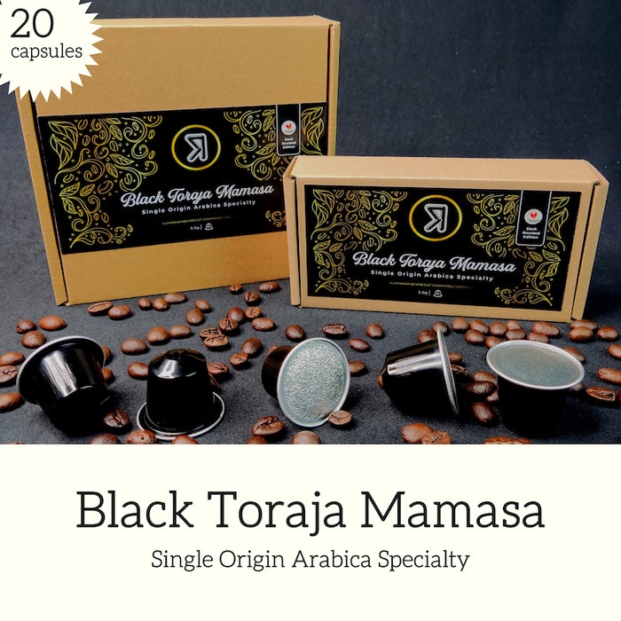 

Nespresso Compatible Capsule - Black Toraja Mamasa Kopi Kapsul KCS