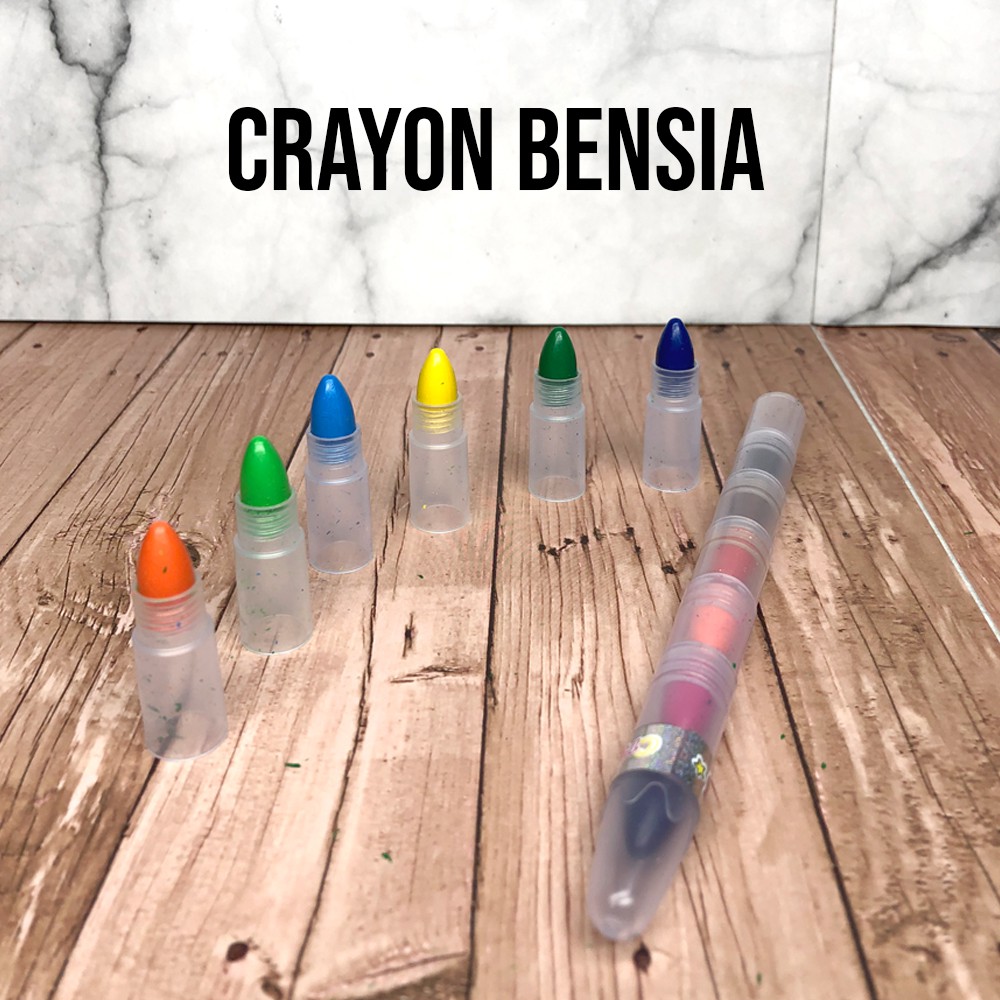 

Crayon / Crayon susun 12 warna / Crayon susun cabut / Crayon Bensia