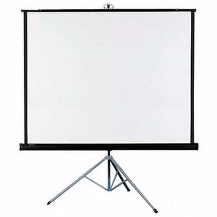 SCREEN PROJECTOR / LAYAR PROYEKTOR TRIPOT 70&quot; (178 X 178CM)