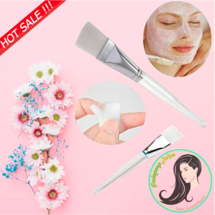 BAJ KUAS MASKER SILIKON SILICONE BENING KUAS TRANSPARAN MAKEUP BRUSHES KUAS MASKER MURAH - AK018