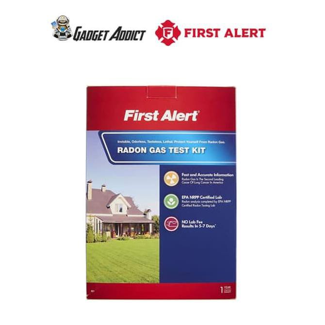 first alert radon gas test kit