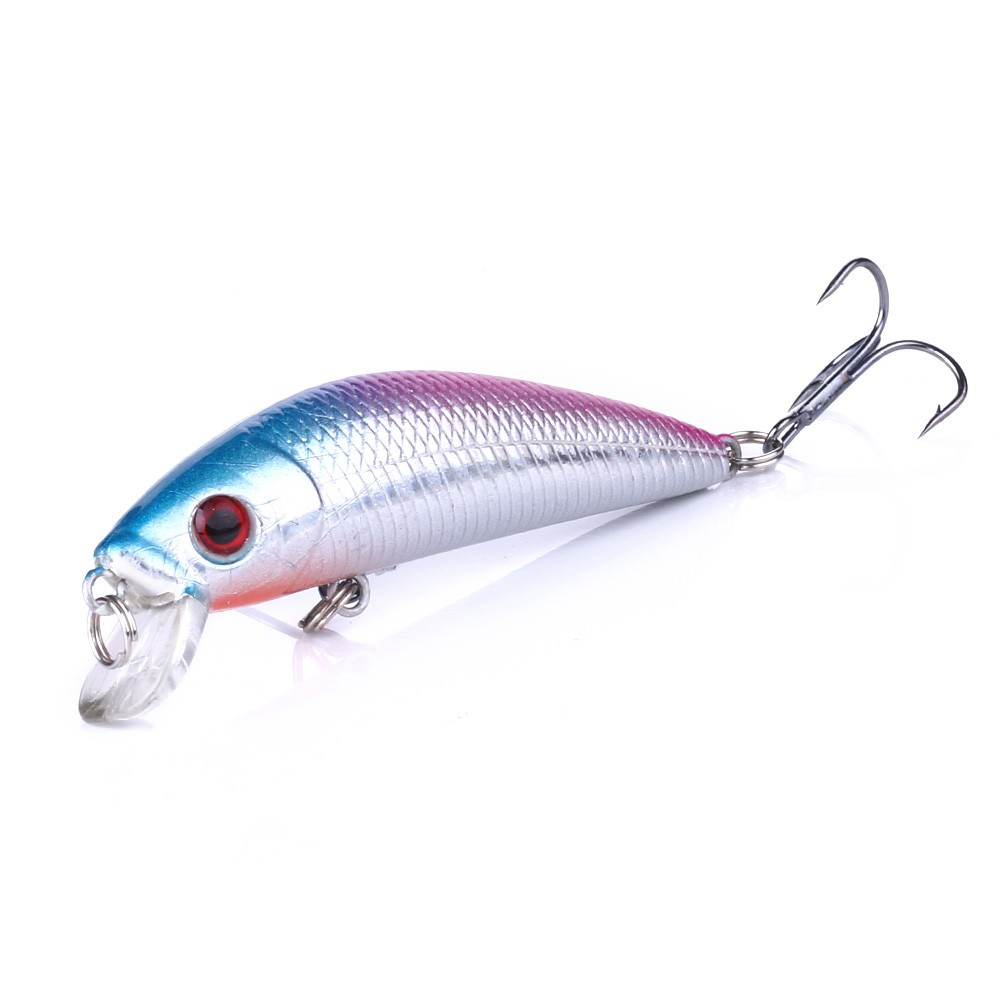 HENGJIA 1PCS 7cm/8.1g Floating Umpan Pancing Minnow Fishing Lures Bass Crankbait Ikan Tackle