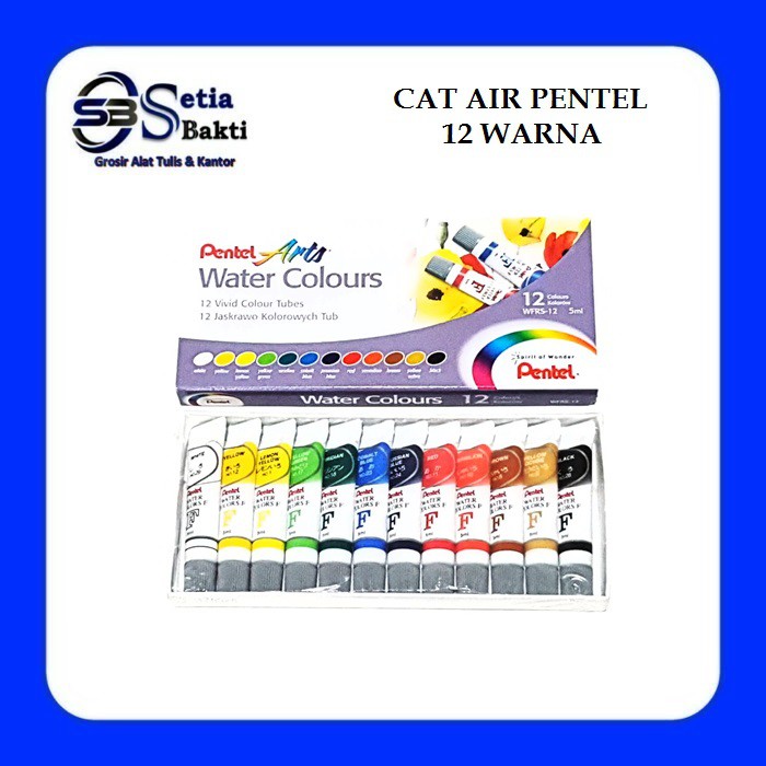 

PENTEL 12 Water Colours - Cat Air PENTEL 12 Warna