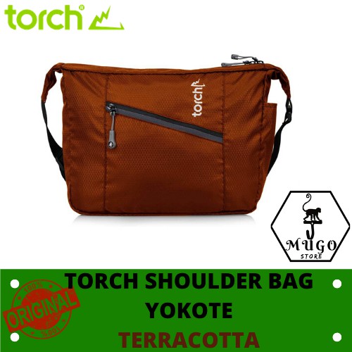 TAS SELEMPANG TORCH YOKOTE MESSENGER BAG - TERRACOTTA