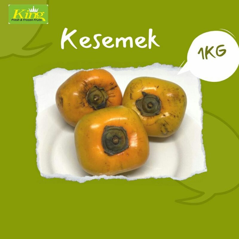 Kesemek, buah persimon, buah kesemek, kesemek fresh