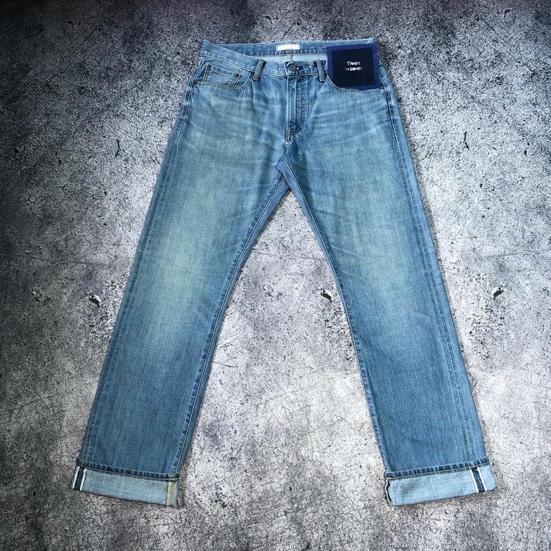 Jeans Uniqlo selvedge second original