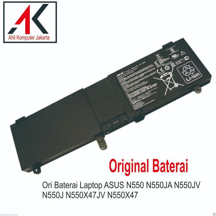 Ori Baterai Laptop ASUS N550 N550JA N550JV N550J N550X47JV N550X47