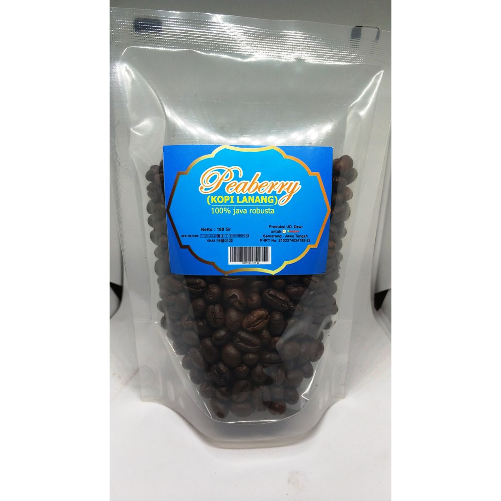 

Kopi Lanang ( Peaberry ) 180gr