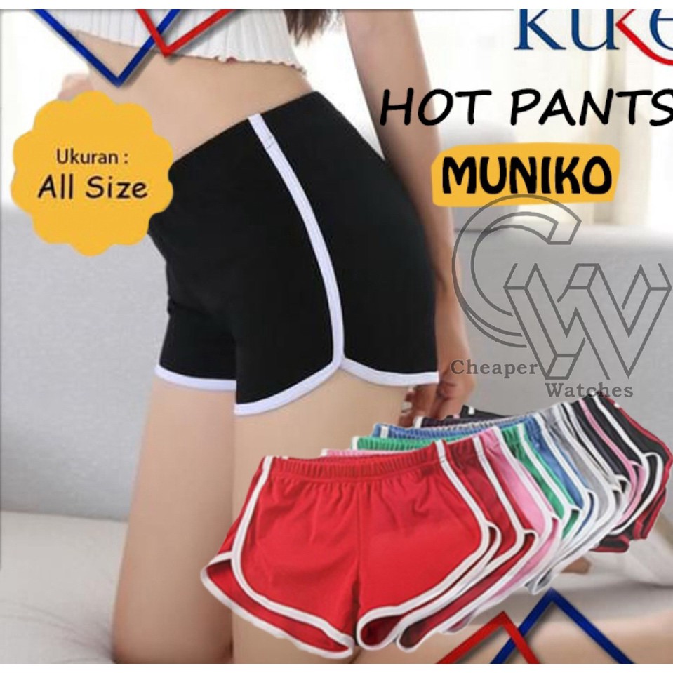 Cheaper-Celana Pendek Hot Pants Muniko Spandek Babyterry Berkualitas Termurah