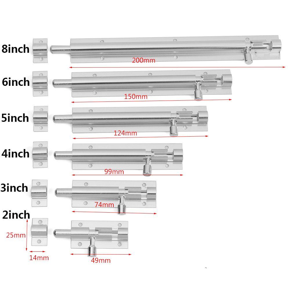 Suyo Kabinet Catches Hardware Pengaman Engsel Pintu Baut Aluminium Alloy Gembok Clasp Door Lock Buckle