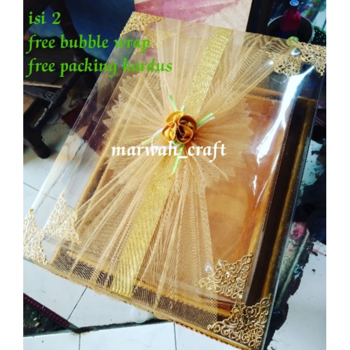Kotak mika hantaran nikah / box set seserahan nikah