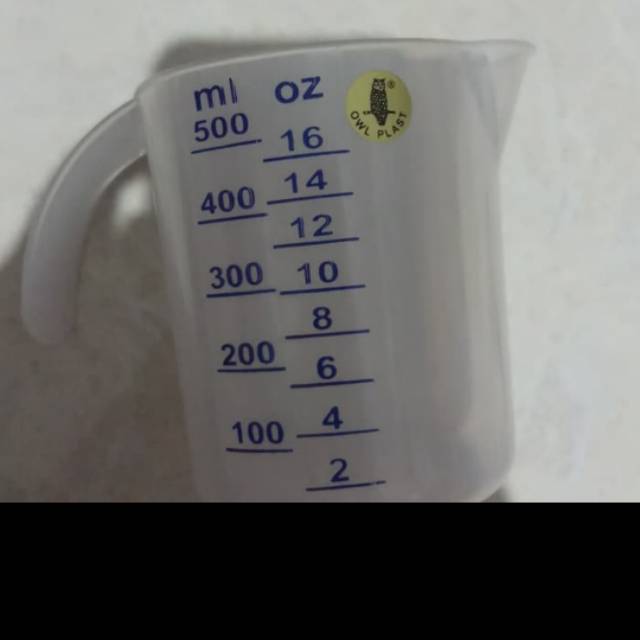 TAKARAN AIR GELAS UKUR TAKARAN AIR 500 ML