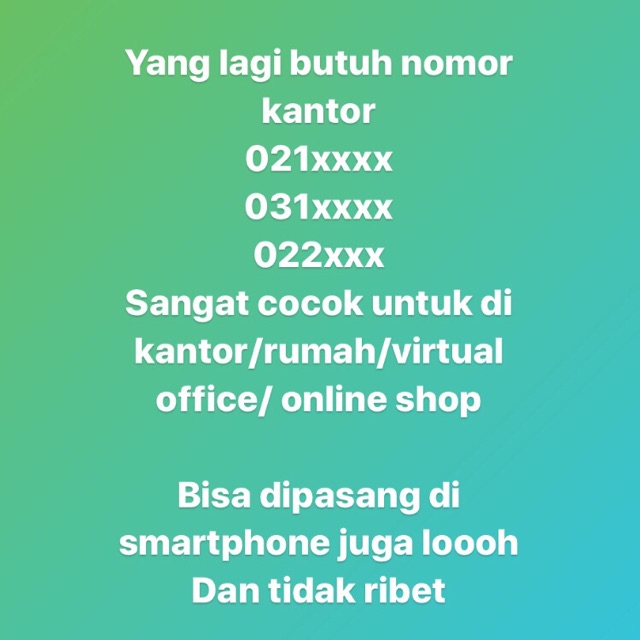 Nomor Kantor VOIP Indonesia