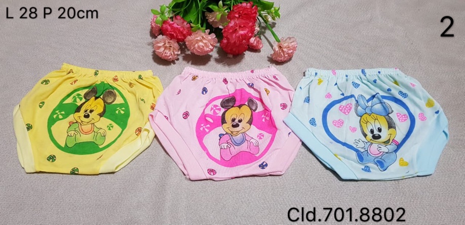 6PCS!! Celana segitiga bayi 6-18 M / Celana kodok bayi / celana rumah bayi