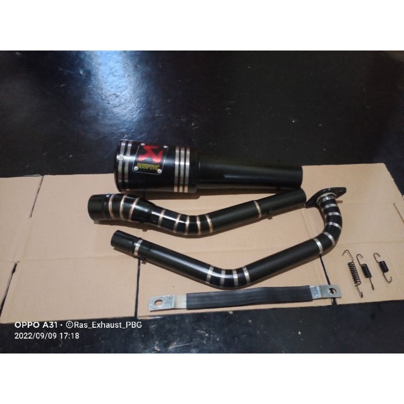 knalpot Akrapovic black R15V2