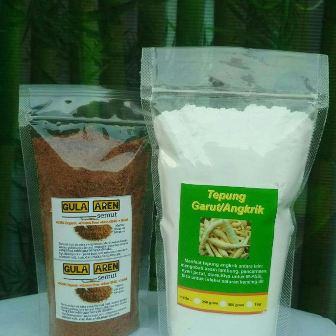 

TERMURAH Paket Tepung Garut + Gula Aren - 250g-250g Kode 1446