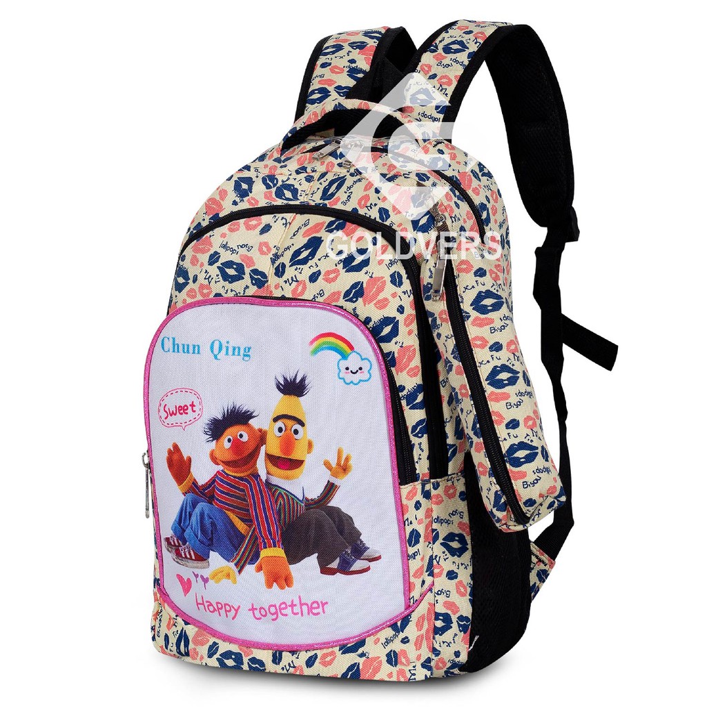 POLO POWER - Tas Karakter Tas Ransel Sekolah Tas Ransel Anak Tas Elmo free tempat pensil - KREATIVO