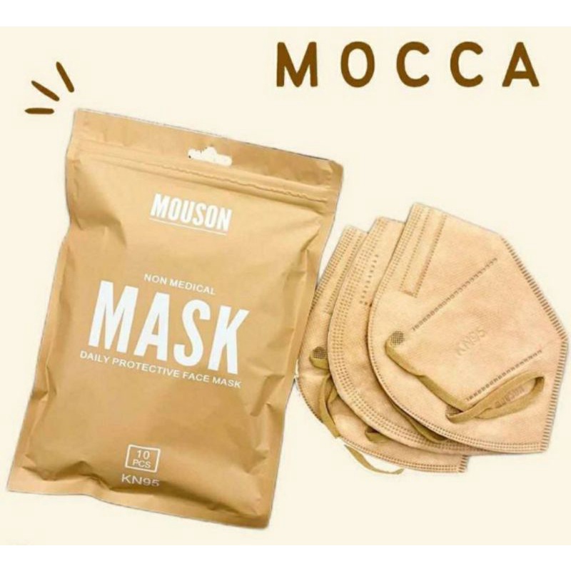 masker mouson kn95 5ply 1 pack=10pcs premium mask