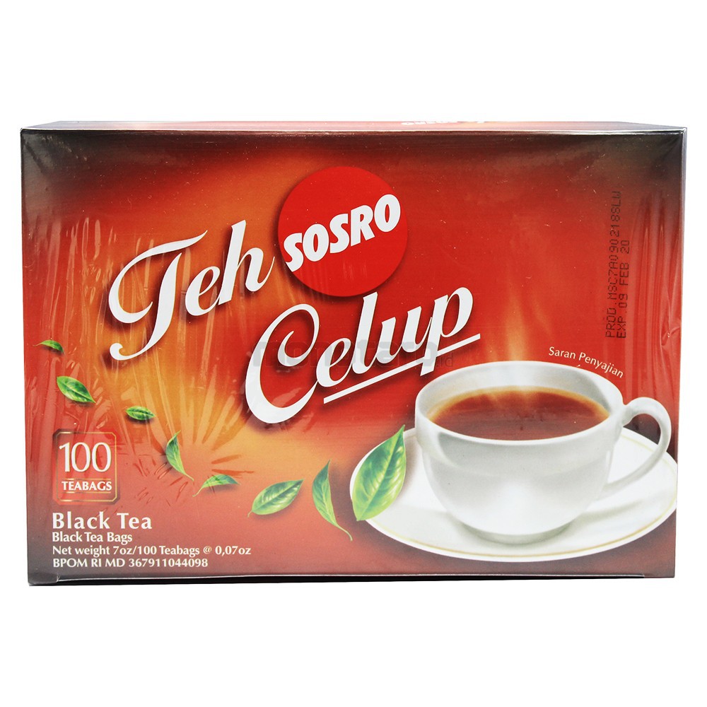 

Teh Celup Sosro 10 box isi 30 / Teh Celup 30 teabags