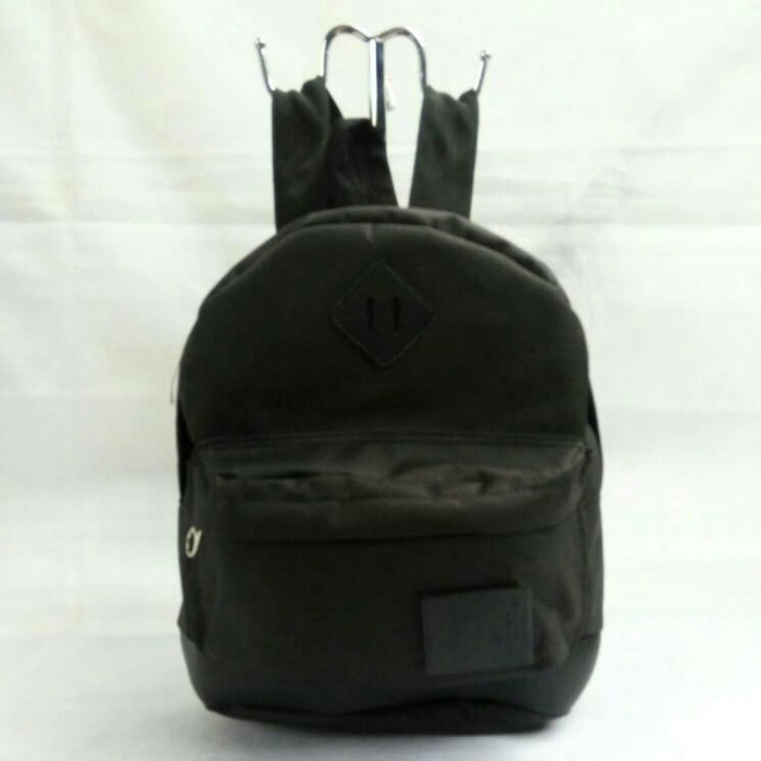 tas ransel mini model jansport hitam hitam ada tempat notebook